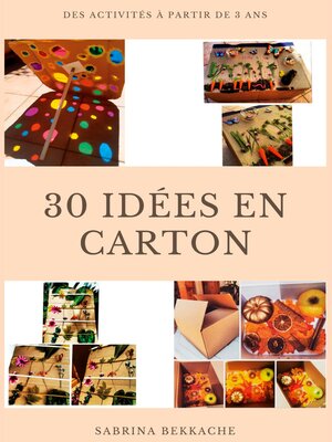 cover image of 30 idées en carton